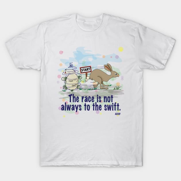 The race is on 2 T-Shirt by Spirit-Dragon